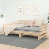 vidaXL Pat extensibil de zi, 2x(80x200) cm, lemn masiv de pin