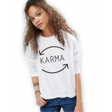 Bluza dama alba - Karma - S