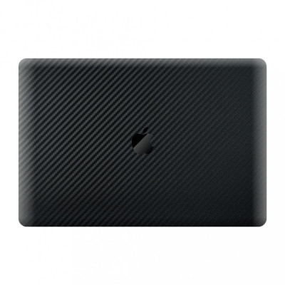 Folie Skin Compatibila cu Apple MacBook Pro 13 (2018/2019) - Wrap Skin Carbon Black foto