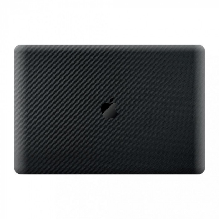 Folie Skin Compatibila cu Apple MacBook Pro 13 (2018/2019) - Wrap Skin Carbon Black