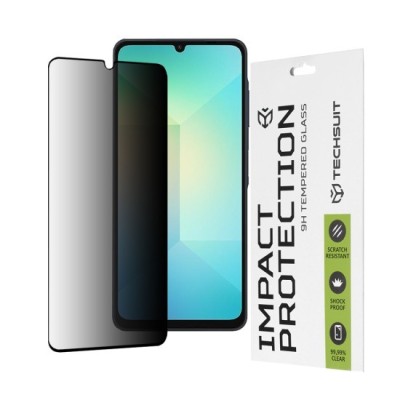 Folie pentru Samsung Galaxy A06 - Techsuit 111D Privacy Full&amp;nbsp;Glue - Black foto