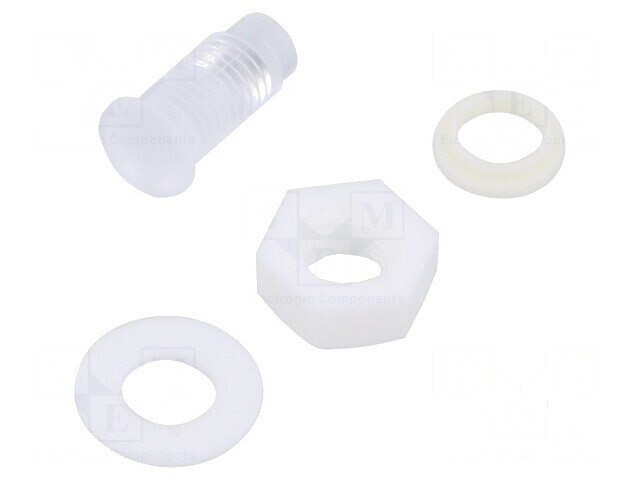 Tub LED rotund &Oslash;5mm convex IP67