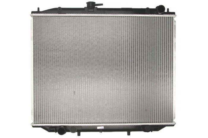 Radiator racire Ford Maverick, 05.1996-05.2000, Terrano 1993-2002; motor 2.4, benzina, 2.7 TD, diesel, cutie manuala, 648x500x26 mm, aluminiu brazat/