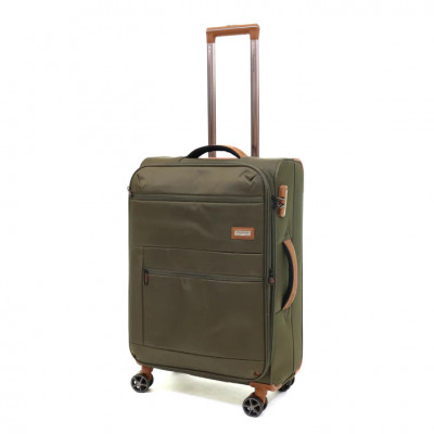 Troler Ella Icon Atena Verde Textil, 67X41X27 cm ComfortTravel Luggage foto