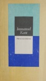 Prolegomene - Immanuel Kant