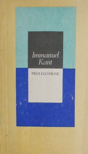 Prolegomene - Immanuel Kant