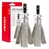 Kit 2 Becuri LED H7 50W 4300lm 6000K CANBUS FLEX+ AMiO, Metal+Cupru, Unghi Reglabil 360&deg;, Durata 30.000h, 12V/24V, Omologare E9 R10 CE