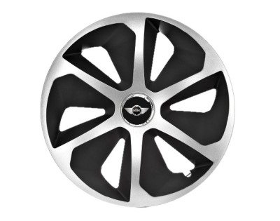 Set 4 capace roti Roco Gri-Negru R14 pentru gama auto Mini Cooper foto