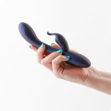 Vibrator rafinat din silicon, cu stimulator clitoridian Royals - Empress-, NS Toys
