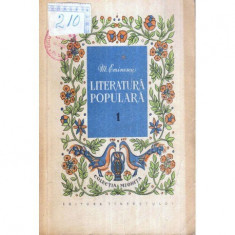 Mihai Eminescu - Literatura populara - Culegeri si prelucrari - 119632