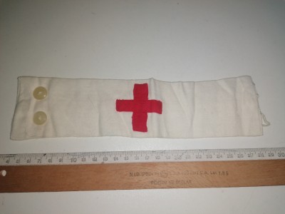 BANDEROLA VECHE ELEV / PIONIER SANITAR foto