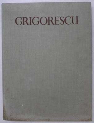 N. GRIGORESCU de ACAD. G. OPRESCU , VOL II , 1962 foto