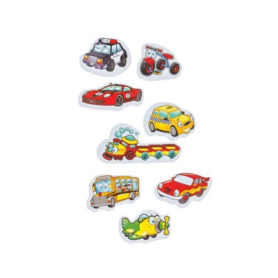 Vehicule magnetice din carton, set 30 bucati, ATU-080924 foto
