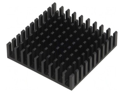 Radiator Aluminiu Negru 40x40x10mm foto