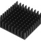 Radiator Aluminiu Negru 40x40x10mm