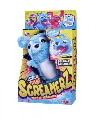 Simba Screamerz Jucarie Plus Ursulet Albastru foto