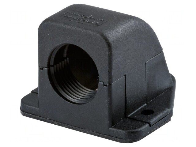 Conector unghiular M16 IP65 negru poliamidă