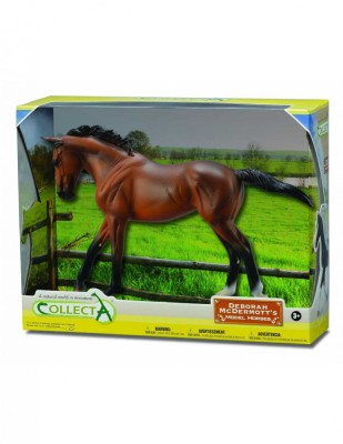 Figurina in cutie Iapa Thoroughbred Bay pictata manual WB Collecta foto