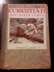 Carte Curiozitati din toata lumea Trandafir Sirianu 1944 foto