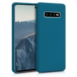 Husa pentru Samsung Galaxy S10 Plus, Silicon, Verde, 49028.57, Carcasa