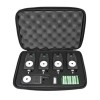 Set 4 Avertizoare Pescuit Wireless Baracuda RF698 + Receptor, Cutie Transport, Alarma, Negru