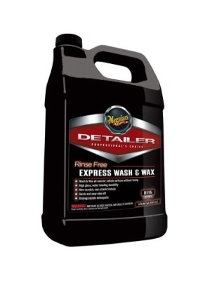 Sampon Auto Fara Clatire cu Ceara Meguiar&amp;#039;s Rinse Free Express Wash &amp;amp; Wax, 3.78 L foto