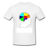 Tricou &quot; Brain Outline &quot;