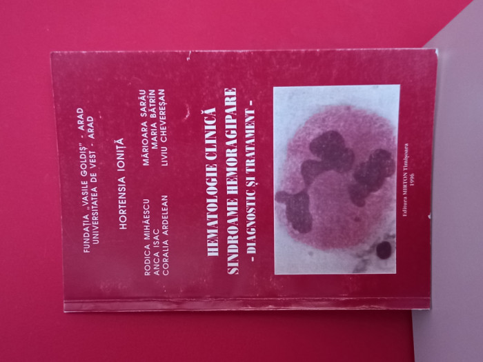 Hematologie -Sindroame hemoragipare-diagnostic si tratament- Hortensia Ionita