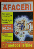 Revista Idei de afaceri nr 6 1994 Servicii pt vizitatori. Sala jocuri electronic