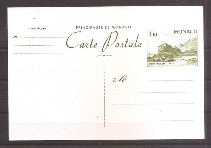 Monaco 1966 - Carte postala (nescrisa)