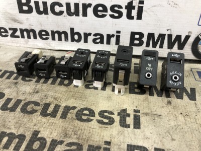 Mufa USB AUX BMW F20,F21,F22,F30,F31,F32,F34,F36,F10,F06,F10,F01,X1 foto