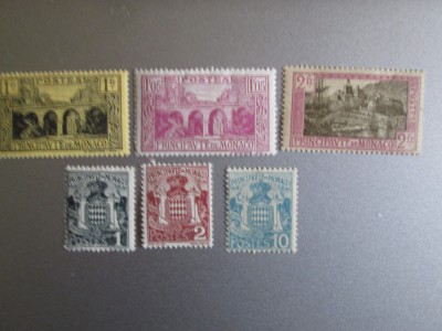 MONACO SERIE MNH/MH=202 foto