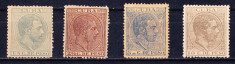 TSV$ - 1882 MICHEL 42, 44, 48, 49 CUBA MH/* foto