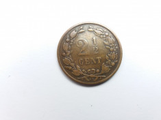 Olanda 2,5 cent 1877 foto