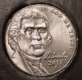 5 centi USA - SUA - 2011 P