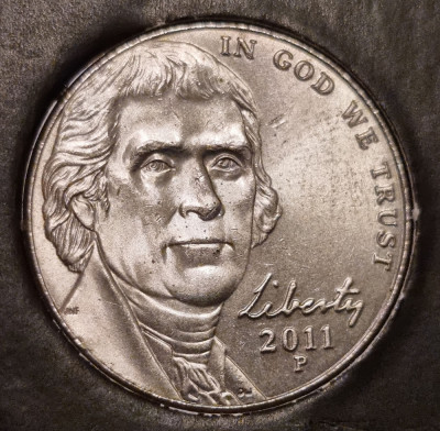 5 centi USA - SUA - 2011 P foto