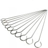 Set 10 bete pentru frigarui, lungime 35 cm, otel inoxidabil, argintiu