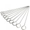 Set 10 bete pentru frigarui, lungime 35 cm, otel inoxidabil, argintiu