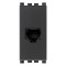 Vimar Priza modulara telefon, dubla distributie, 2xRJ11, negru ProAdvanced PowerfulTools