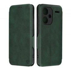 Husa Tip Carte Xiaomi Redmi Note 13 Pro+ 5G cu Flip Magnetic Verde TSWP foto