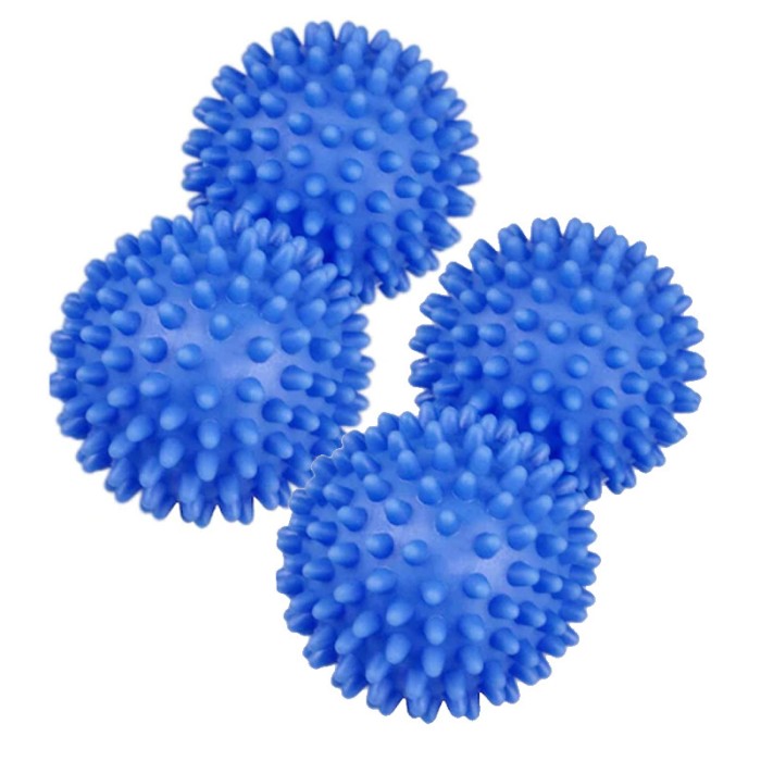 Set 4 bile pentru uscator, 7 cm, pastreaza culorile, reutilizabile timp indelungat