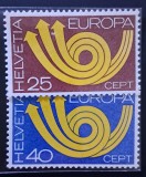 Elveția &ndash; Europa CEPT 1965, valori 25 &amp; 40 &ndash; set complet
