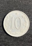 Moneda Cehoslovacia 10 haleri 1964