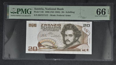 20 Schilling 1986 Austria foto