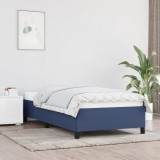 Cadru de pat, albastru, 90x190 cm, material textil GartenMobel Dekor, vidaXL