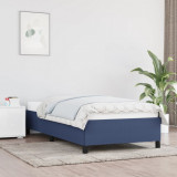 VidaXL Cadru de pat fără saltea țesătură albastră 80x200 cm