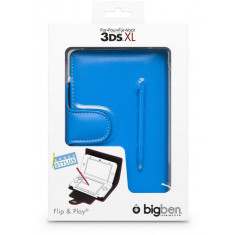 Husa + Stylus BigBen pentru Nintendo 3DS XL- Albastru - EAN: 3499550307719