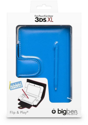 Husa + Stylus BigBen pentru Nintendo 3DS XL- Albastru - EAN: 3499550307719 foto