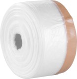 Folie de mascare Strend Pro cu banda adeziva, PE, 550 mm x 30 m