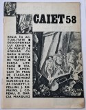 CAIET , NR. 58 , TEATRUL NATIONAL BUCURESTI , STAGIUNEA 1981 - 1982